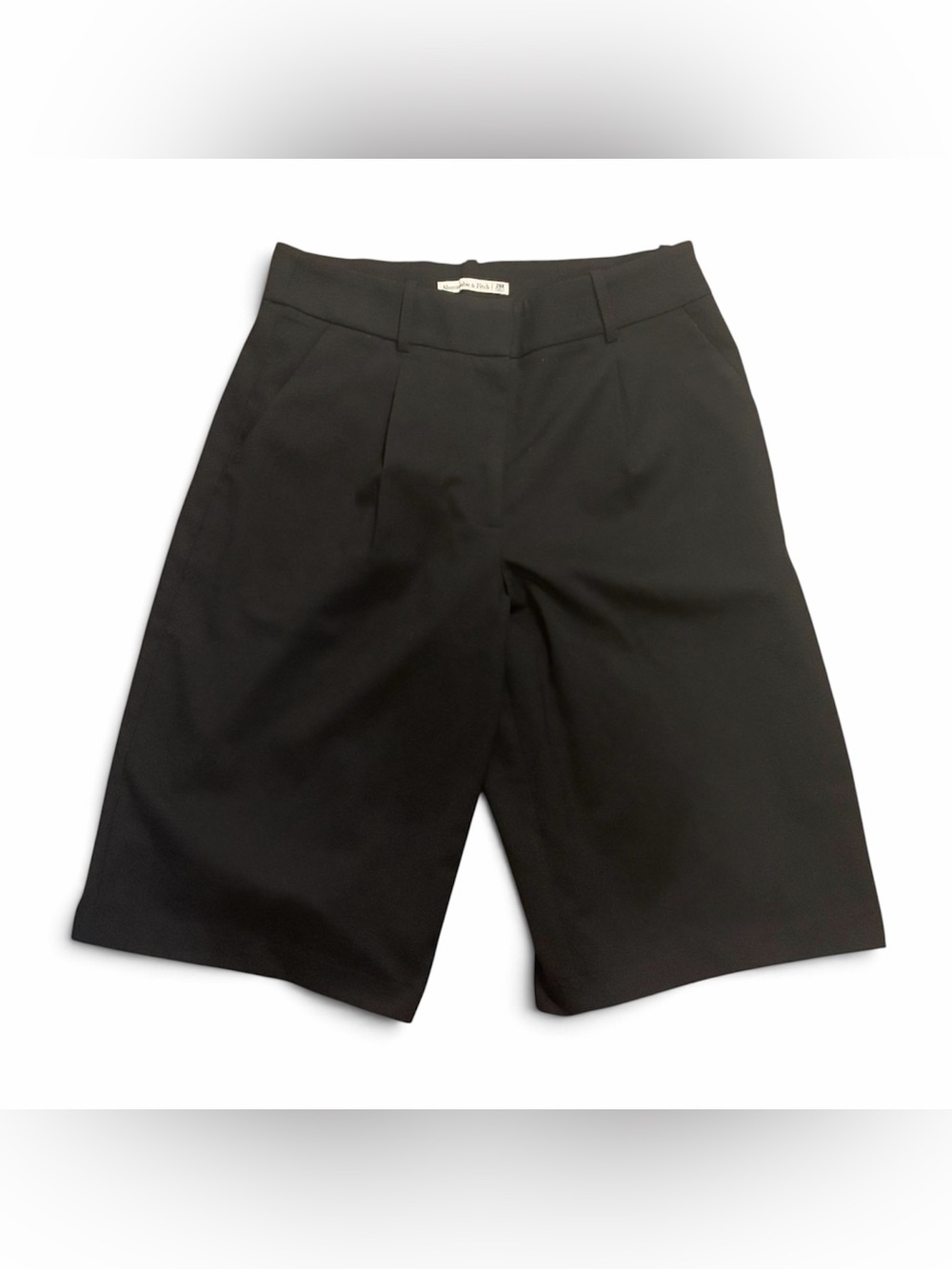 Abercrombie Black Tailored Culotte Shorts